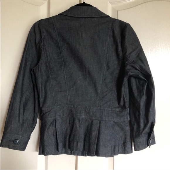 Halogen Dark Wash denim‎ Blazer size medium - Picture 1 of 6
